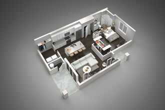 1 Bedroom/ 1 Bathroom 1094 floor plan